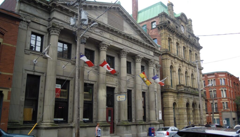 The Bank of New Brunswick Building on Prince William Street in Saint John.