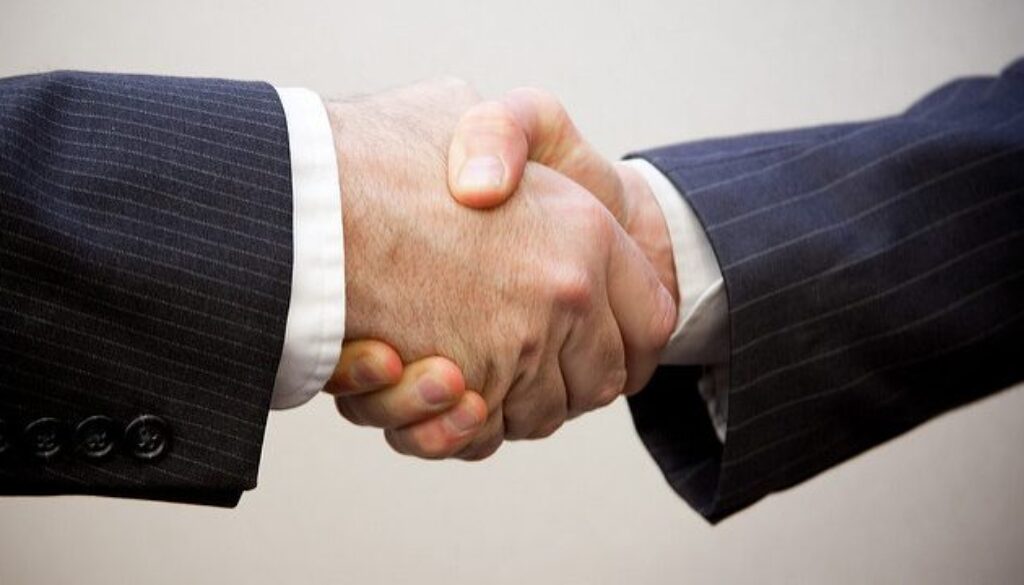 handshake, partnership, business