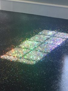 The floor even has glitter! Image: Submitted