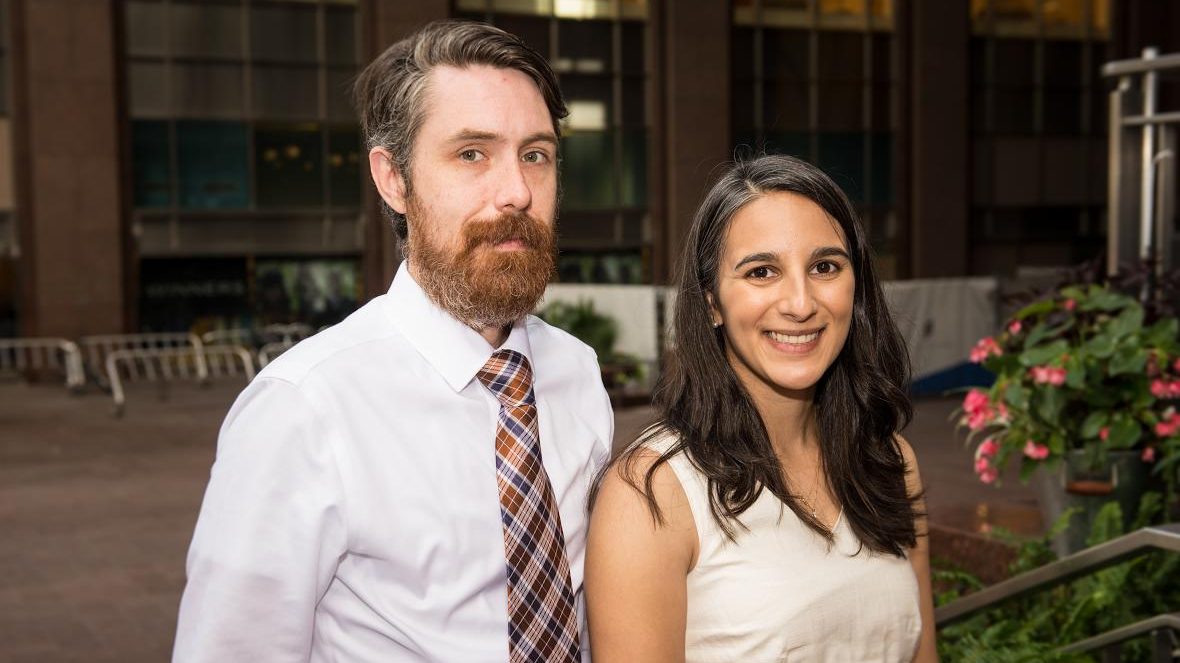 Somadetect COO Nicholas Clermont and CEO Bethany Deshpande