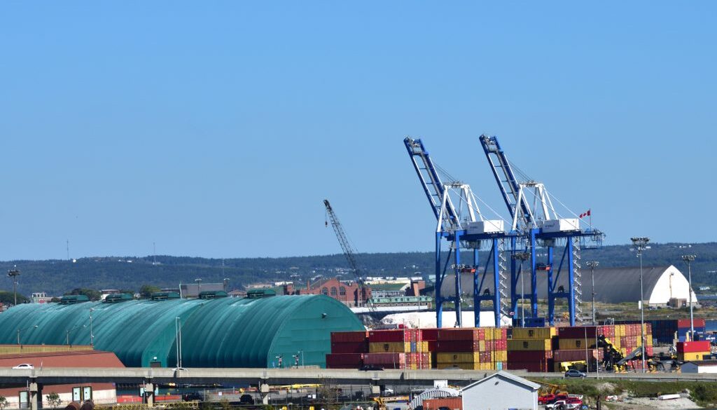 Container Terminal in the Saint John Harbour