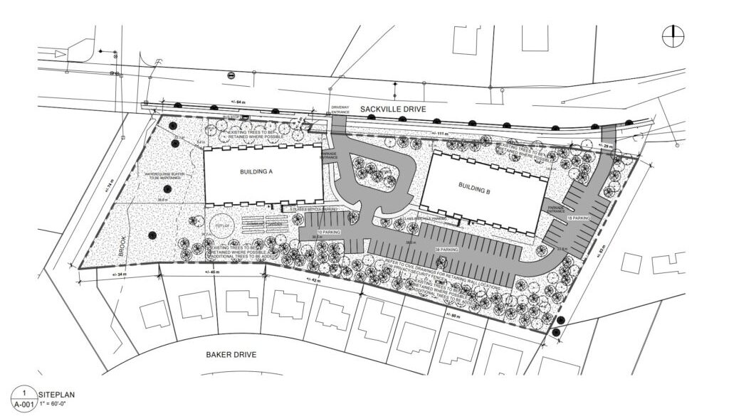 Sackville site plan