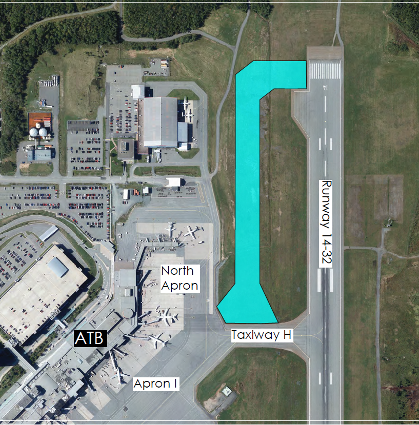 New Taxiway Will Reduce CO2 Emissions At Halifax Airport Huddle.Today