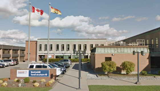 The WorkSafeNB office in Saint John. (Image 2022 Google
