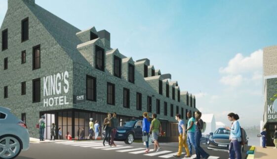 A mockup of the proposed new Kings Hotel in Lunenburg NS. Photo Town of Lunenburg.