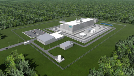 A rendering of the proposed ARC Clean Energy Canada facility at Point Lepreau. (Image submitted)