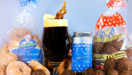 Trailway's Koko Crunch, a Donut Pastry stout collaboration with New Brunswick's Mrs. Dunster's Donuts. (Image Courtesy Trailway on Facebook)