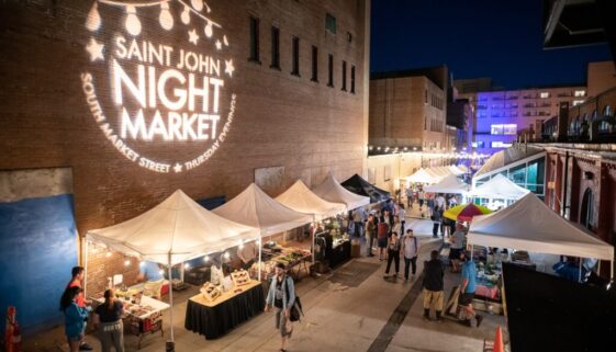 Saint John Night Markets vendors hustling and bustling (Image Saint John Night Market)