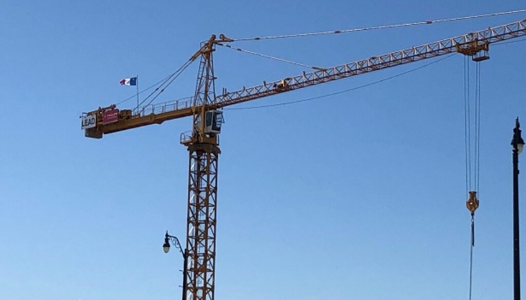 Construction crane in Moncton (91.9 The Bend Photo