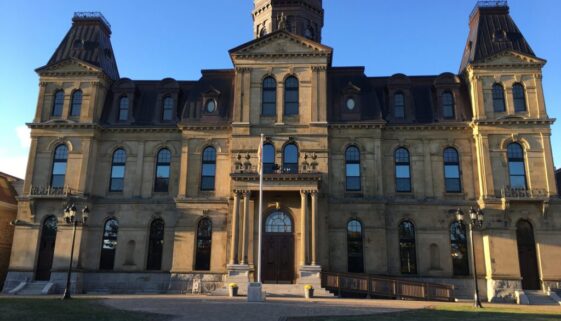 The New Brunswick legislature in Fredericton. Image Brad Perry