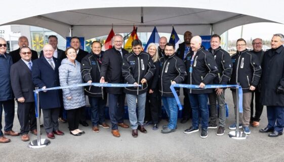 Dignitaries cut the ribbon at Moncton opening